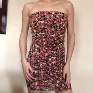 Fitted floral dress